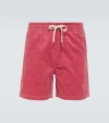 Polo Ralph Lauren Prepster Cotton Corduroy Shorts In Red