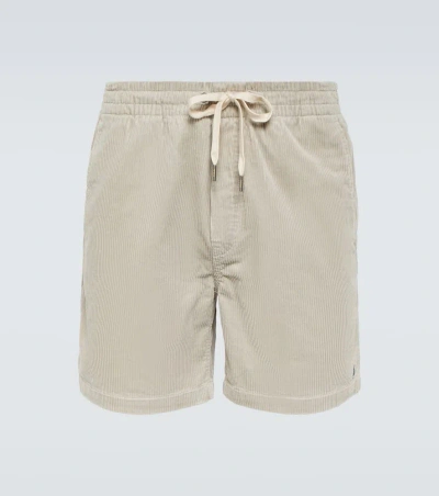 Polo Ralph Lauren Prepster棉质灯芯绒短裤 In Brown