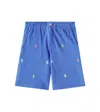 Polo Ralph Lauren Polo Prepster Embroidered Chino Short In Blue
