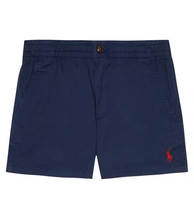 Polo Ralph Lauren Kids' Prepster Cotton Twill Shorts In Newport Navy