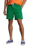 POLO RALPH LAUREN PREPSTER FLAT FRONT STRETCH COTTON TWILL SHORTS