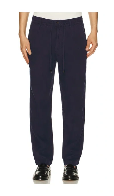 Polo Ralph Lauren Prepster Linen Pant In Blue