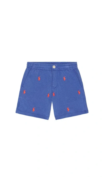 Polo Ralph Lauren Prepster Mesh Athletic Short In Blue