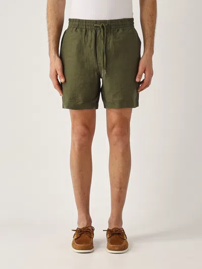 Polo Ralph Lauren Prepster Polo In Lino Da 15,2 Cm Classic Fit Shorts In Green