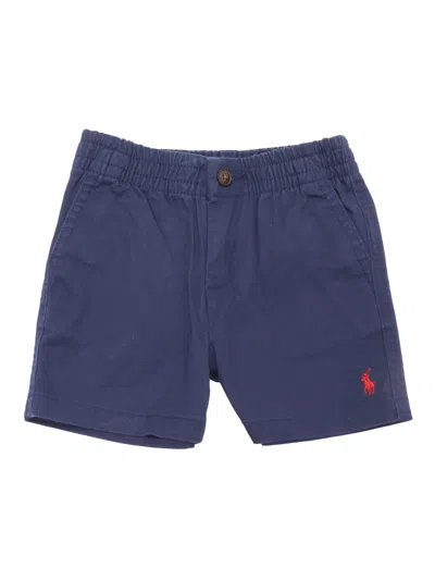 Polo Ralph Lauren Kids' Prepster Sht-shorts-flat Front In Blue