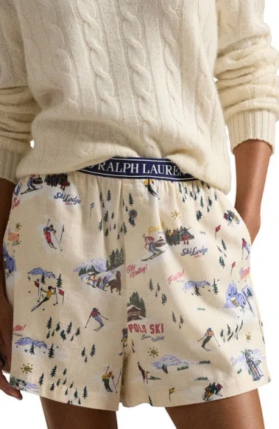 Polo Ralph Lauren Ski Graphic Boxer Shorts In Ski Slopes