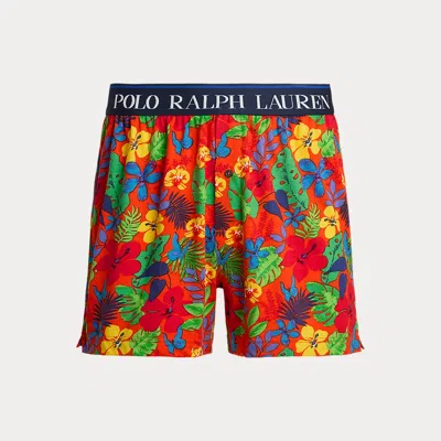 Polo Ralph Lauren Print Cotton-modal Knit Boxer In Nautical Tropical Print