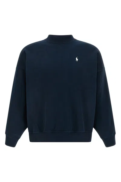 Polo Ralph Lauren Print Sweatshirt In Blue