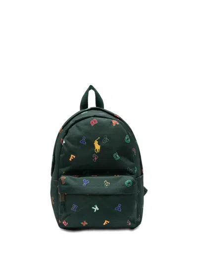 Polo Ralph Lauren Kids' Printed Backpack In Green