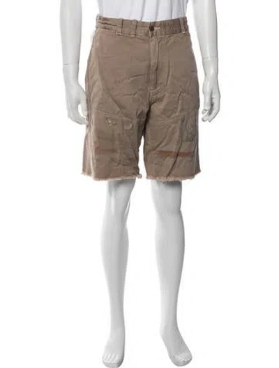 Pre-owned Polo Ralph Lauren Printed Chino Shorts In Neutrals