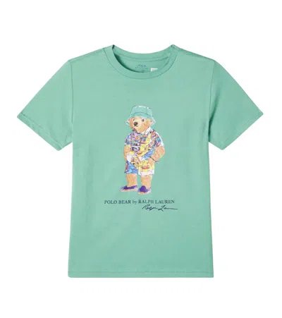 POLO RALPH LAUREN PRINTED COTTON JERSEY T-SHIRT