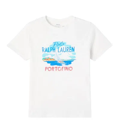 POLO RALPH LAUREN PRINTED COTTON JERSEY T-SHIRT