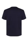 Polo Ralph Lauren Printed Cotton T-shirt In Blue