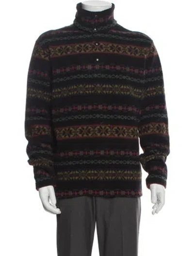 Pre-owned Polo Ralph Lauren Printed Jacket In Green