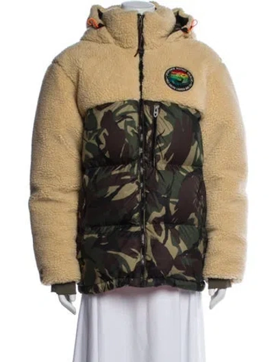 Pre-owned Polo Ralph Lauren Printed Jacket In Neutral