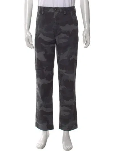 Pre-owned Polo Ralph Lauren Printed Pants In Gray