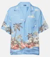 Polo Ralph Lauren Printed Shirt In Blue