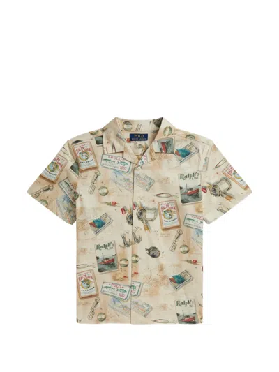 Polo Ralph Lauren Kids' Printed Shirt In Multi
