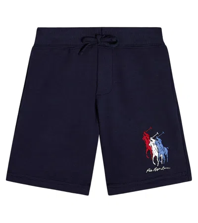 Polo Ralph Lauren Kids' Printed Shorts In Blue