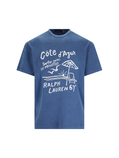 Polo Ralph Lauren Logo刺绣t恤 In Blu