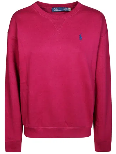 Polo Ralph Lauren Prl Cn Po Long Sleeve Sweatshirt In Pink