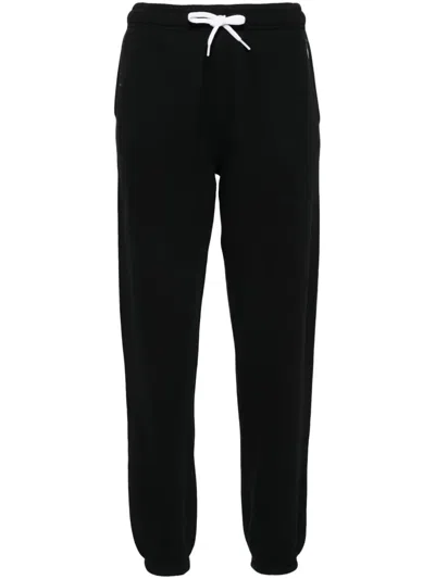 Polo Ralph Lauren Prl Flc Pnt Ankle Athletic Pants In Black