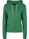 Polo Ralph Lauren Prl Fz Long Sleeve Sweatshirt In Green