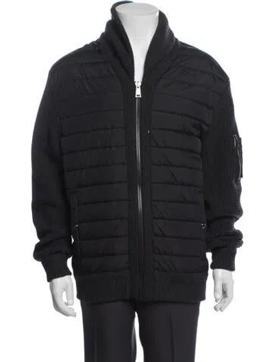 Pre-owned Polo Ralph Lauren Puffer Coat In Black