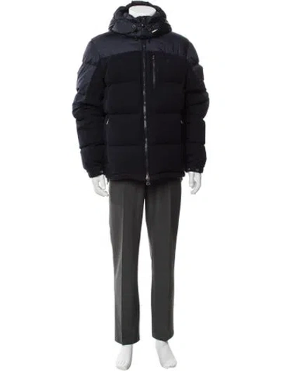 Pre-owned Polo Ralph Lauren Puffer Coat In Blue
