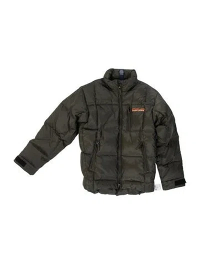 Pre-owned Polo Ralph Lauren Puffer Coat In Green