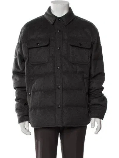 Pre-owned Polo Ralph Lauren Puffer Coat W/ Tags In Gray