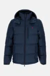 Polo Ralph Lauren Gorham Water-repellent Ripstop Fabric Down Jacket Clothing In Blue