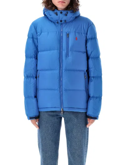 Polo Ralph Lauren Polo Pony-embroidered Puffer Jacket In Blue