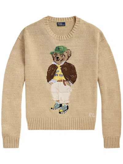 Polo Ralph Lauren Pullover Clothing In Brown