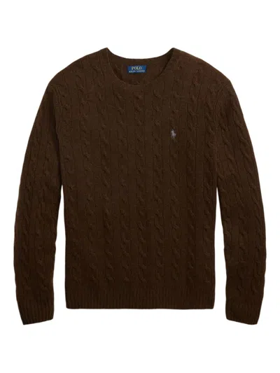 Polo Ralph Lauren Pullover Clothing In Brown