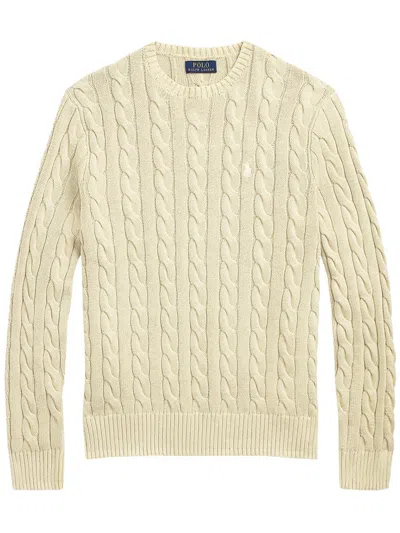 Polo Ralph Lauren Pullover Clothing In Beige