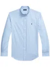 Polo Ralph Lauren Shirt Collared Buttons Long Sleeves In Blue