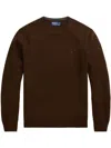 Polo Ralph Lauren Men's Sweaters Ralph Lauren - Ls Cn Pp Long Sleeve Pullover - Brown In Brown