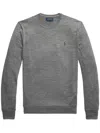 Polo Ralph Lauren Tailored Grey Wool Knitwear In Grey