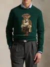 Polo Ralph Lauren Gd Ball Cap-hat Knitwear Green In Green