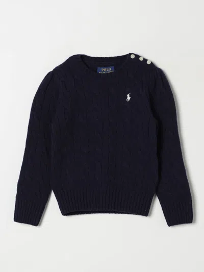 POLO RALPH LAUREN SWEATER POLO RALPH LAUREN KIDS COLOR BLUE,F83886009