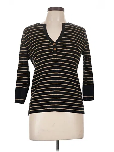 Pre-owned Polo Ralph Lauren Pullover Sweater In Black