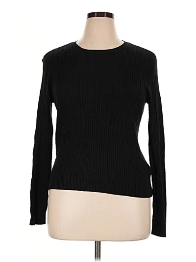 Pre-owned Polo Ralph Lauren Pullover Sweater In Black