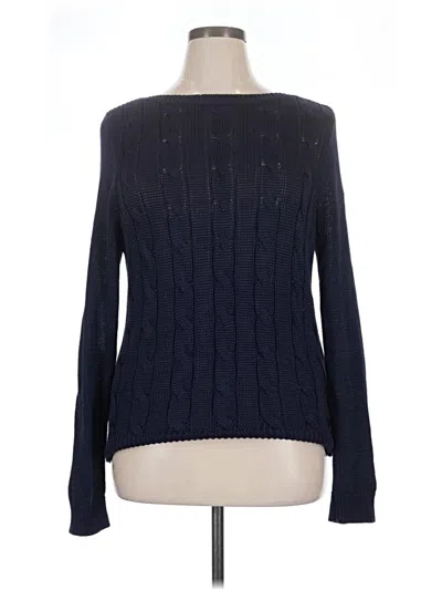 Pre-owned Polo Ralph Lauren Pullover Sweater In Blue