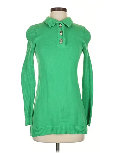 Pre-owned Polo Ralph Lauren Pullover Sweater In Green