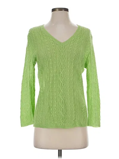 Pre-owned Polo Ralph Lauren Pullover Sweater In Green