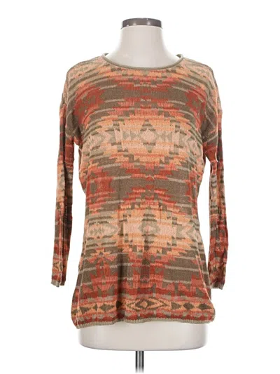 Pre-owned Polo Ralph Lauren Pullover Sweater In Orange