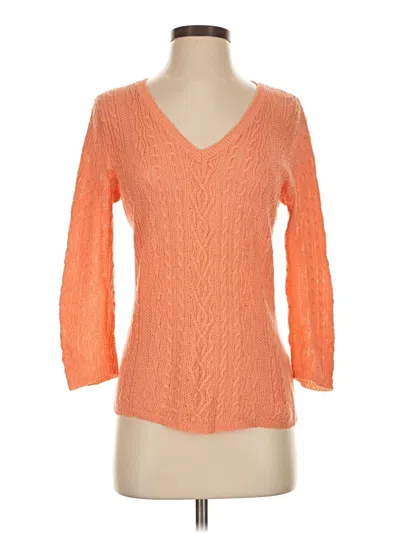 Pre-owned Polo Ralph Lauren Pullover Sweater In Orange