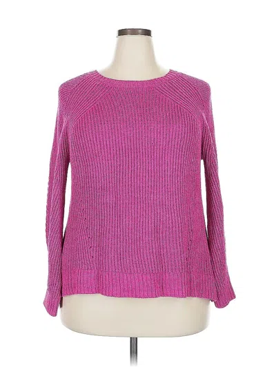 Pre-owned Polo Ralph Lauren Pullover Sweater In Pink