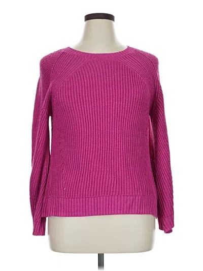 Pre-owned Polo Ralph Lauren Pullover Sweater In Pink